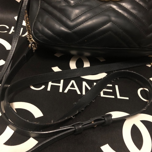 GG Marmont Camera small quilted leather shoulder bag - Picture 4 of 8